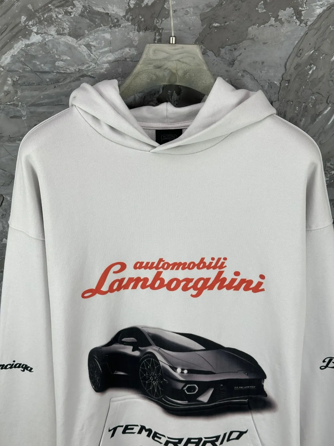 BALENCI*GA Lamborghini . . . . . 460g . Same Style -Color：Black White -SIZE：Xs S M L 8985#